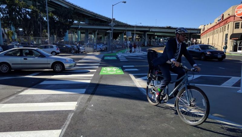 Eyes on the Street: SF Gets its First Protected Intersection
