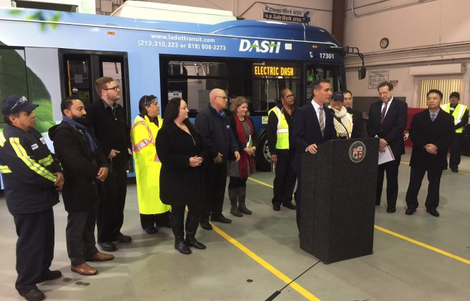 Electric DASH Buses To Begin Service In DTLA Next Week