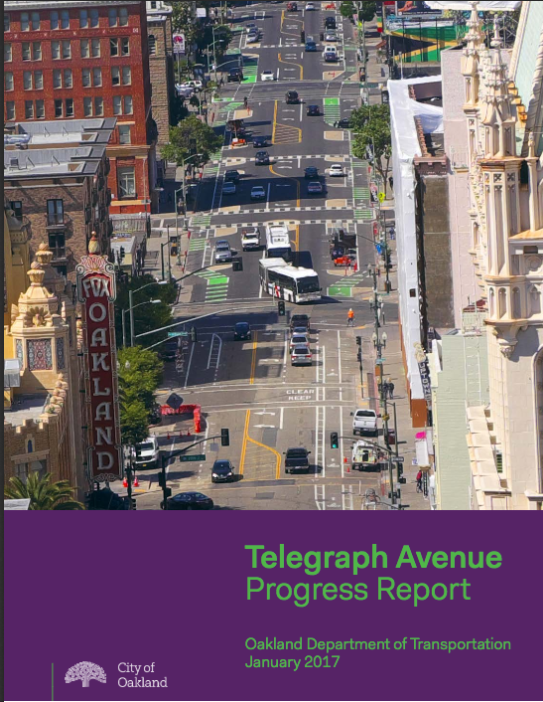 Telegraph Avenue Parking-Protected Bike Lanes Show Stunning Results