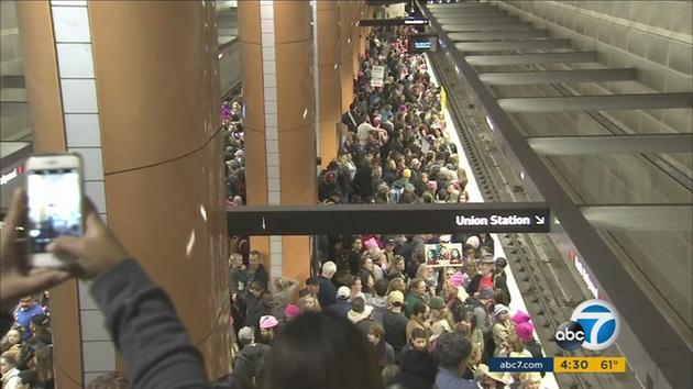Transit Overflow from the Women’s March Demonstrates Need for Better Transit