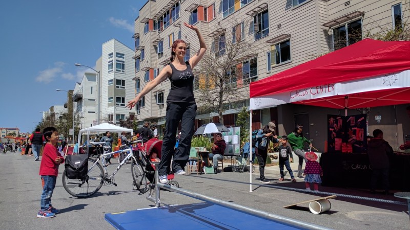 San Francisco Sunday Streets in the Bayview/Dogpatch
