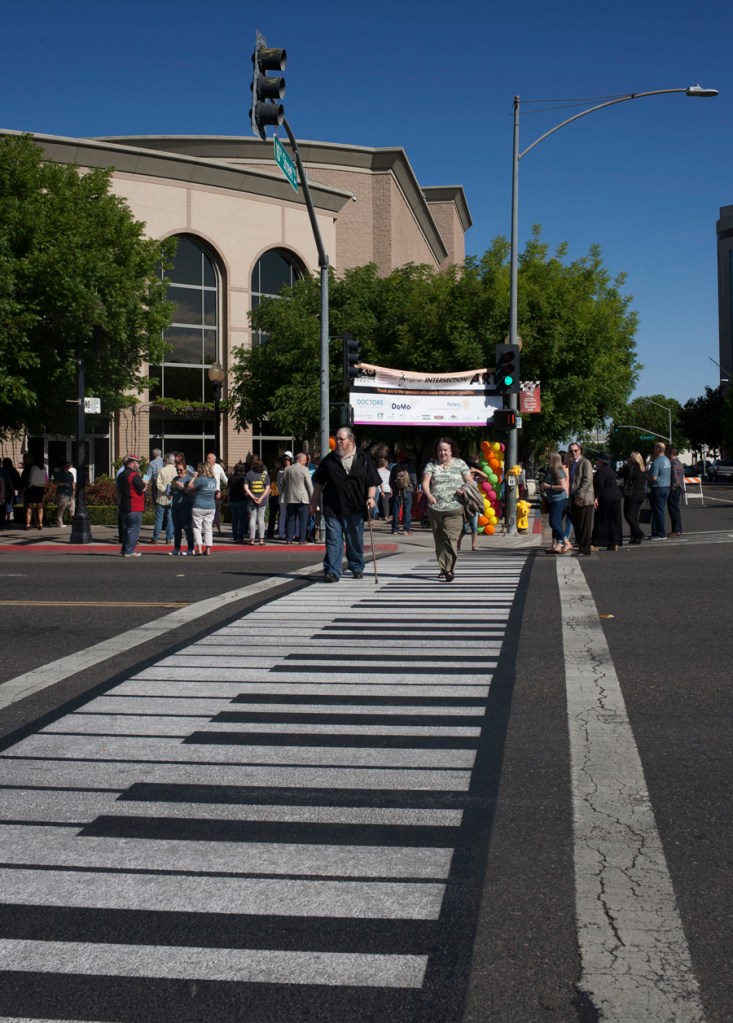 Downtown Modesto Ups its Crosswalk Game