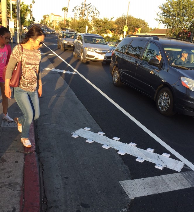 Vision Zero Painted Curb Extensions Come to L.A. Koreatown