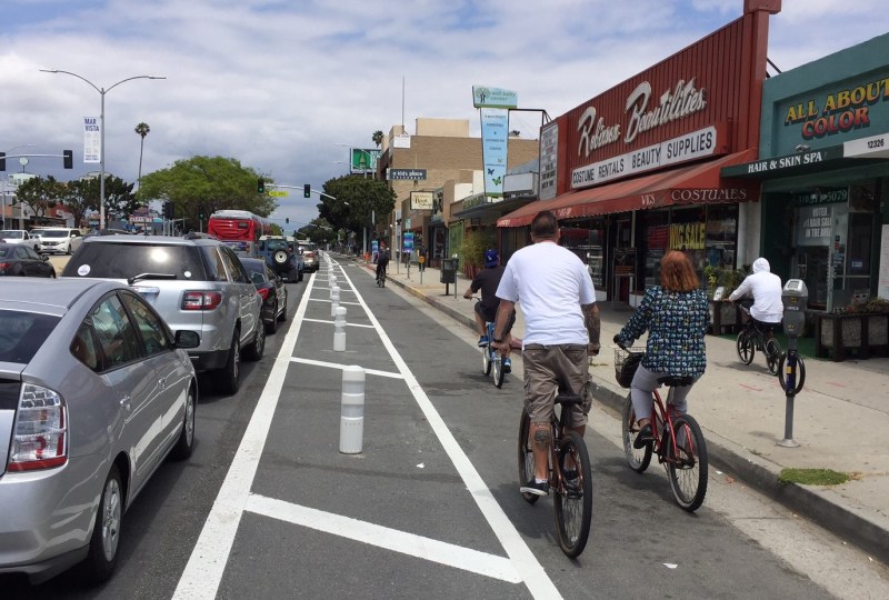 Great Streets Upgrade Makes Mar Vista’s Venice Blvd Safer for Walking, Biking