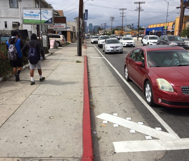 Eyes On the Street: Painted Curb Extensions On Vermont Ave In Pico-Union