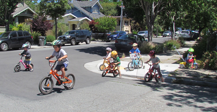 This wasn't at the official parade, but it may have been even more fun for its participants.