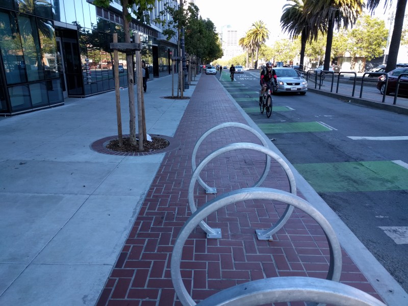 Open Thread: Is it Time to Pilot a Sidewalk Bike Lane on Market Street?