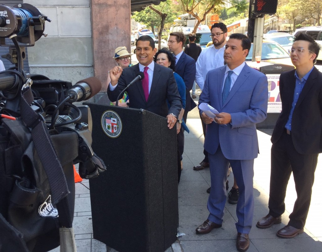 Assemblymember Santiago Stumps for AB390 to End Gotcha Pedestrian Tickets