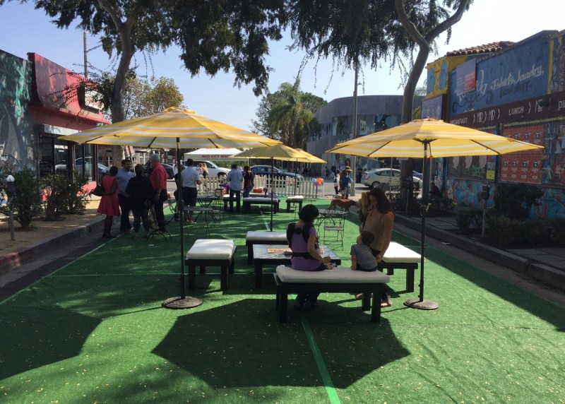 Melrose Park(ing) Day Sets Stage For More Permanent Pedestrian Plaza