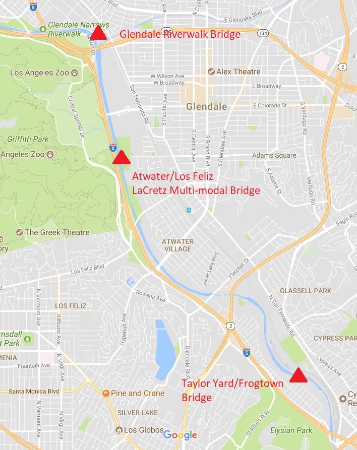 Three New Ped/Bike Bridges Coming to the L.A. River