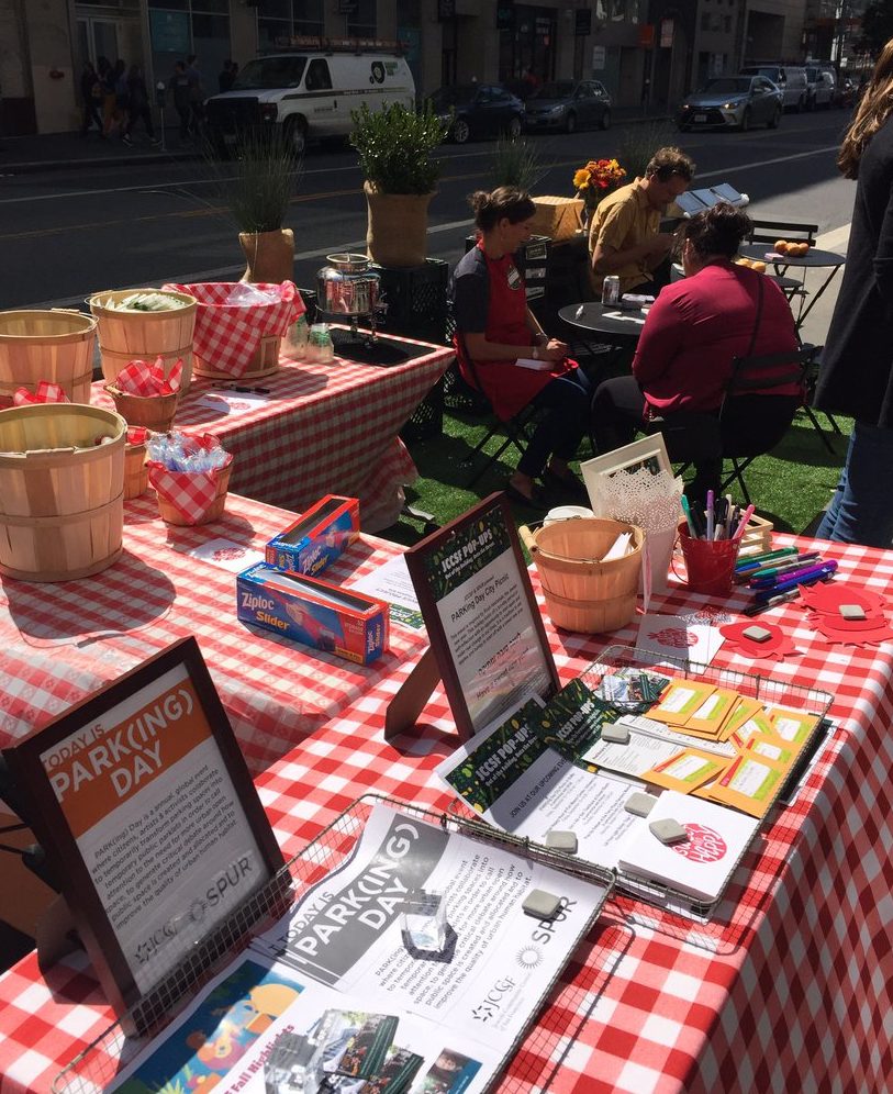 PARKing Day in front of SPUR San Francisco. Photo: SPUR