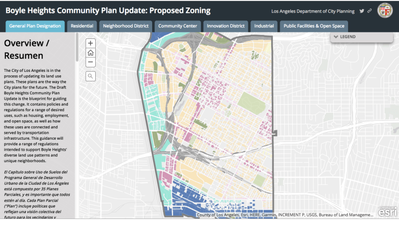 Interactive Zoning Map of Boyle Heights Community Plan Includes Look at “Innovative District”
