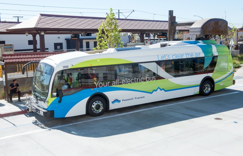 Foothill Transit Launches New Long-Range Proterra Electric Bus Service