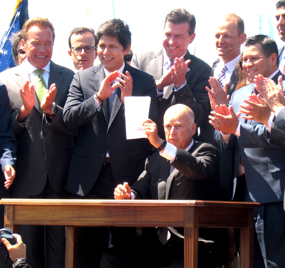 “We Need to Build More Walkable Cities,” Says Governor Jerry Brown. In Germany.