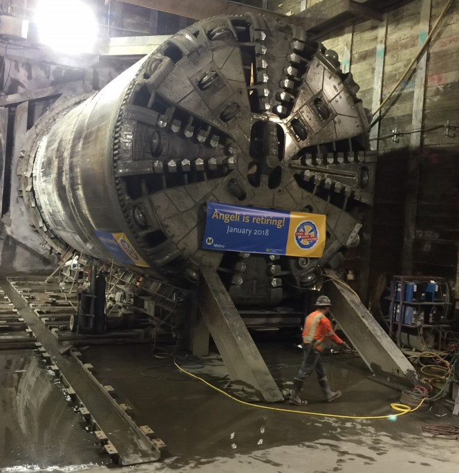 L.A. Metro Retires Regional Connector Tunnel Machine