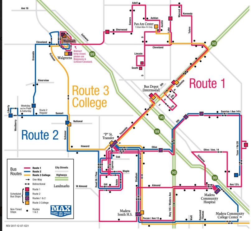 Madera Adds Bus Route for Community College Students