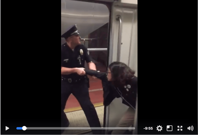Teen Hauled Off LA Metro Train, Cuffed for Putting Her Feet Up
