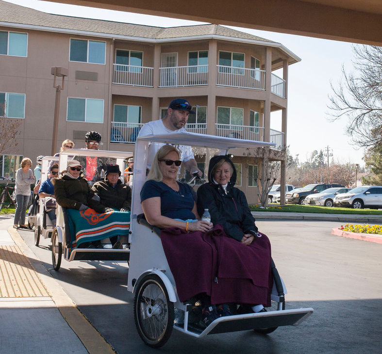 Merced Bicycle Coalition Launches Pedicab Rides for Seniors