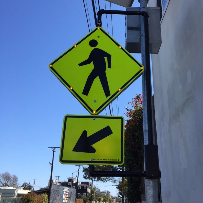 LADOT Installs New Flashing Signage at Deadly Venice Crosswalk