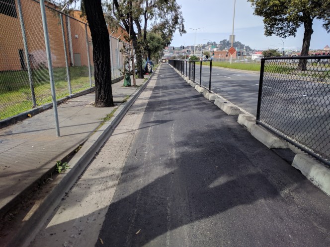 Eyes on the Street: Cargo Way Bike Lane Finally Gets Paved