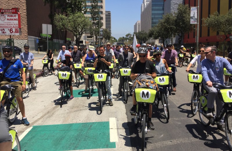 T-Committee Approves L.A. City Metro Bike-Share Expansion Plans