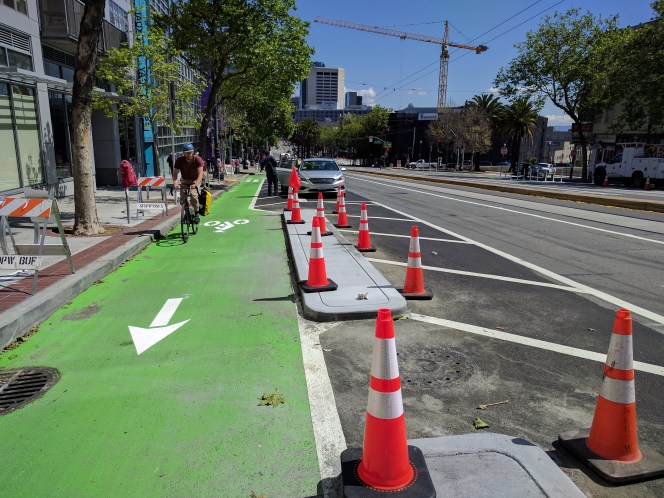 Eyes on the Streets: Upper Market and Turk Finally Get their Protected Bike Lanes
