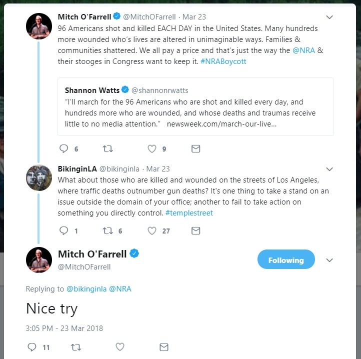 L.A. Times Editorial Raises Double Standards on Traffic Deaths vs. Gun Deaths