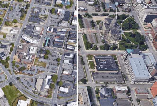 Parking Madness, Round 2: Lansing vs. Greenville