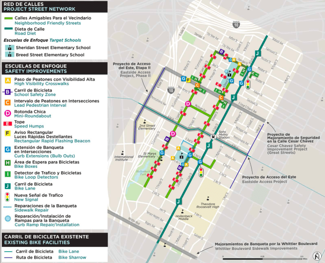 Ground Breaks on Improvements for Streets Around Schools in Boyle Heights