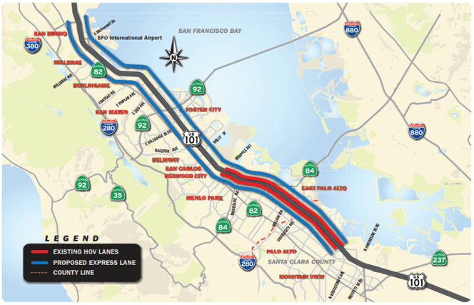 Highway Boondoggles: US 101 Expansion in San Mateo, California