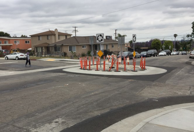 Eyes on the Street: Budlong Bike Blvd Under Construction in South L.A.