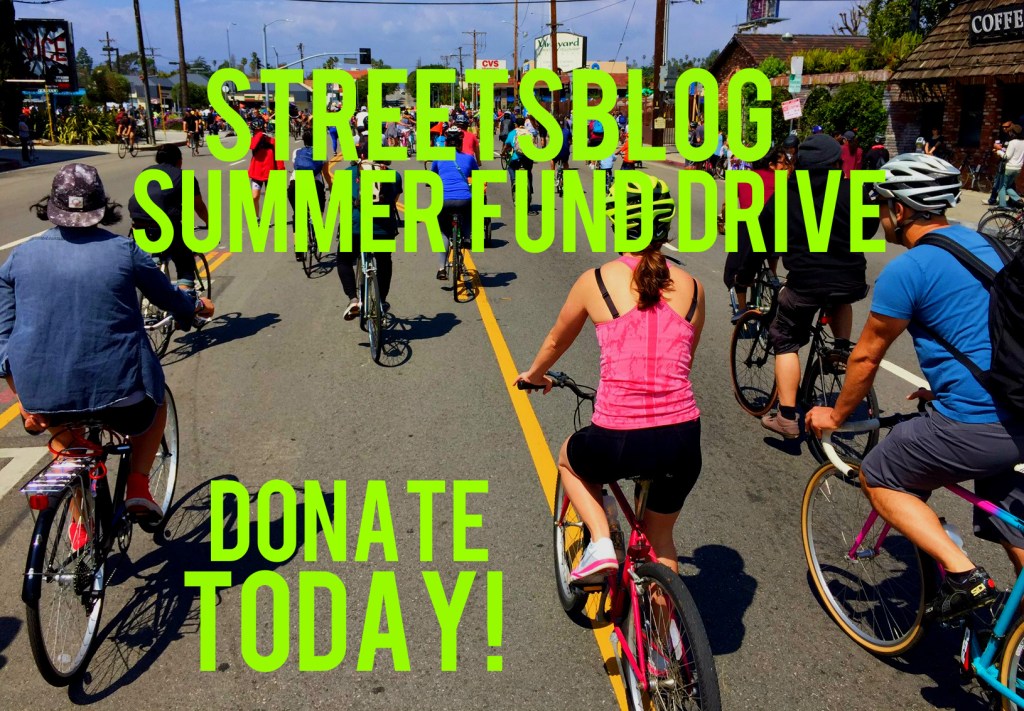 Streetsblog Summer Fund Drive – Donate Now, Win Signed Book or Custom Bottle