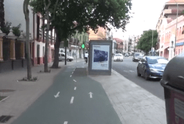 How Seville Handles Where Bus Stops and Protected Bike Lanes Meet
