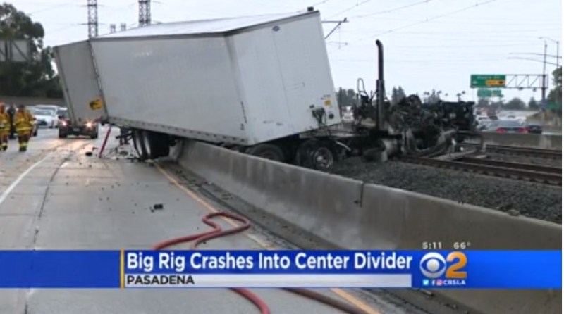 Truck Crash onto Gold Line Tracks Again Shows Need for 210 Freeway Barrier Fix