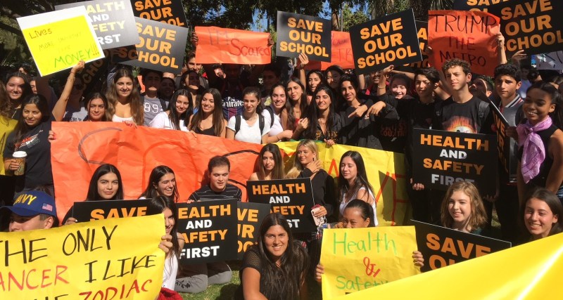 Beverly Hills School District Stages Student “Walkout” Against Metro Subway