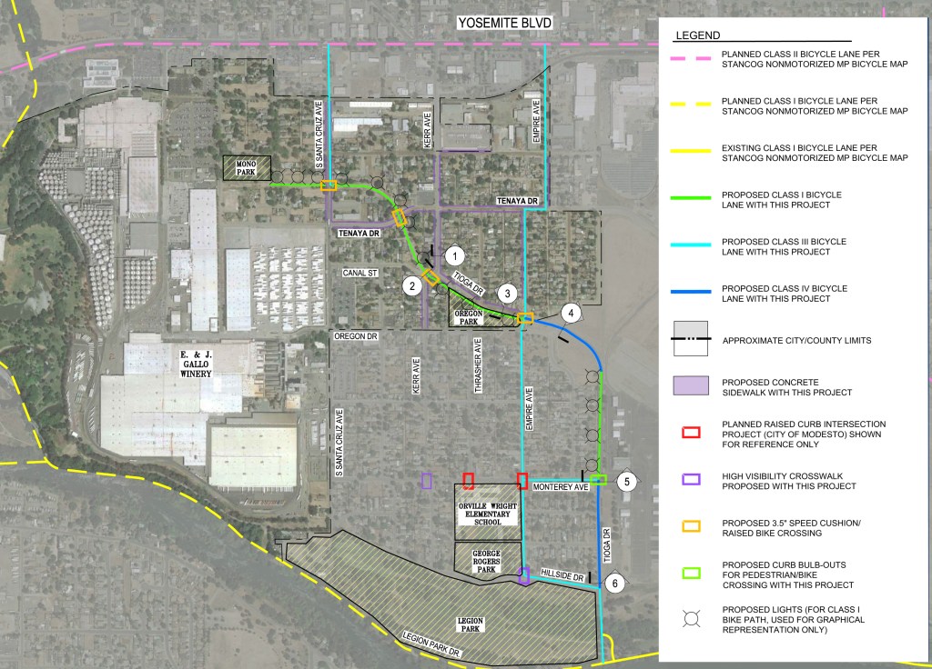 Stanislaus County to Use Active Transportation Program to Improve a Neglected Neighborhood