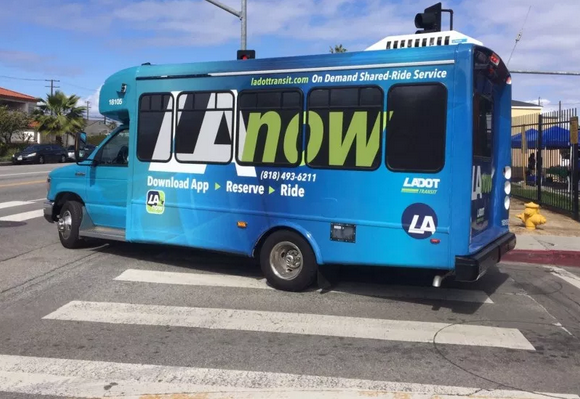 LADOT Operating New ‘LAnow’ MicroTransit Shuttle in Westside Neighborhoods