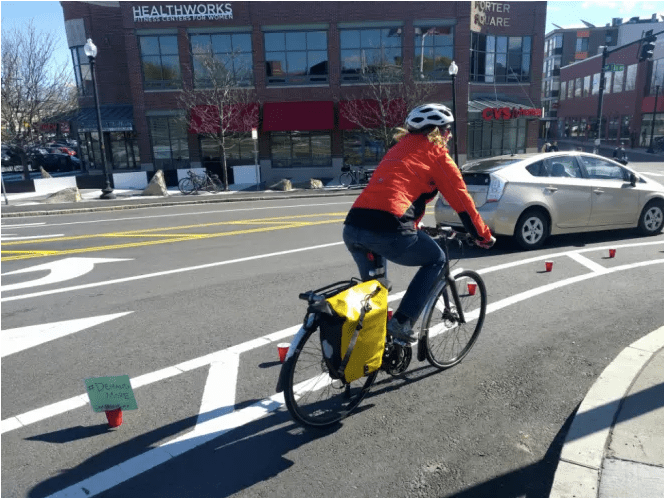 Cyclists Are Using Red Cups to Protest Unsafe Bike Lanes