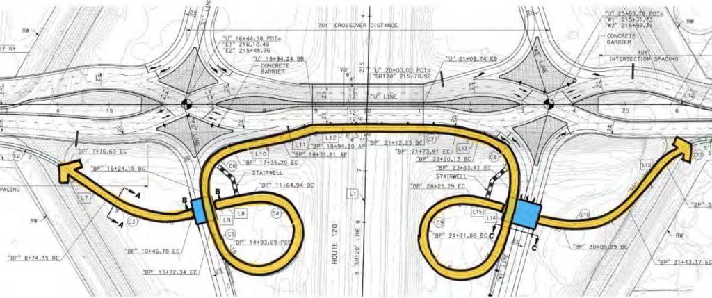 Central Valley to Get a Diverging Diamond Interchange