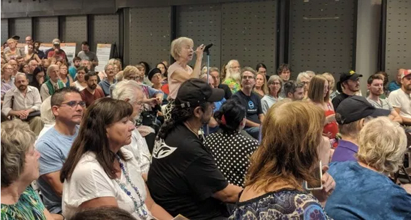 At Packed Eagle Rock Meeting, Public Comment Split; BRT Foes Harrass Supporters
