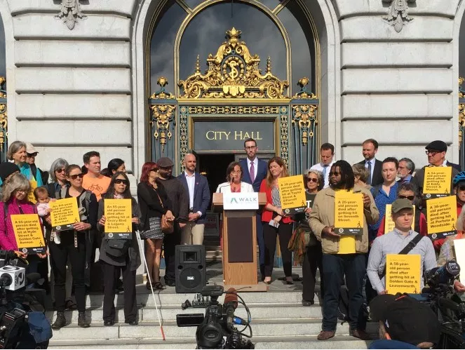 Walk San Francisco Holds Emergency Rally to Demand Safe Streets