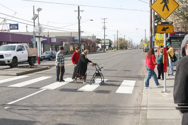 ‘Pedestrian-Friendly’ Portland Is Crossing Out Its Crosswalks