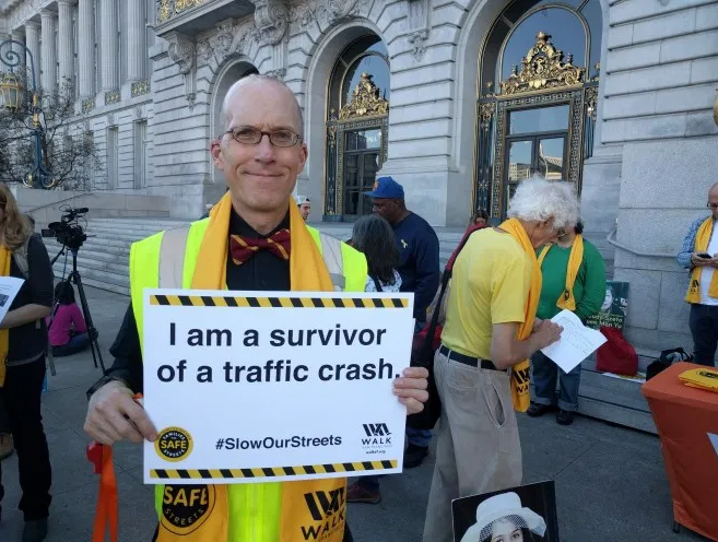 Advocates Pause to Remember Toll of Traffic Violence