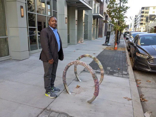 Accosted, Detained for Taking Pics of Bike Racks