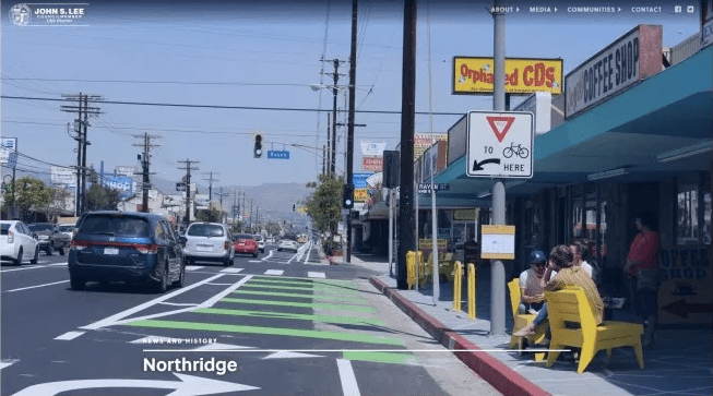 Councilmember Moves to Get Rid of One of L.A.’s Rare Protected Bike Lanes