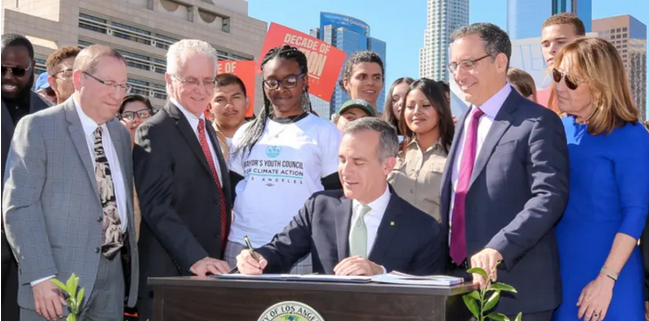 Early Tests for L.A. Mayor’s Climate Directive