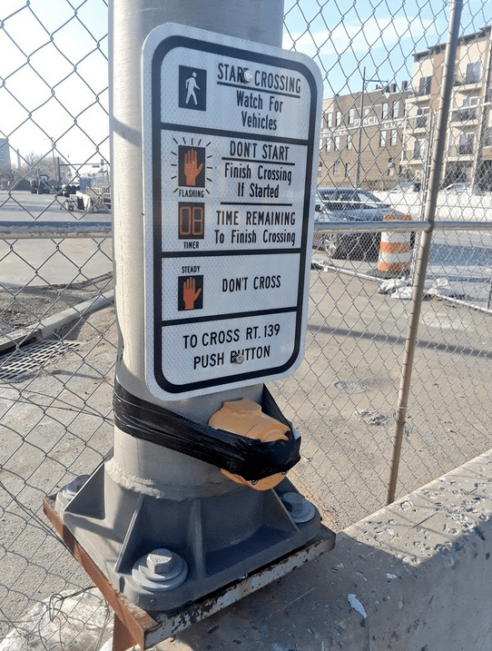 Stop Touching Pedestrian “Beg Buttons”