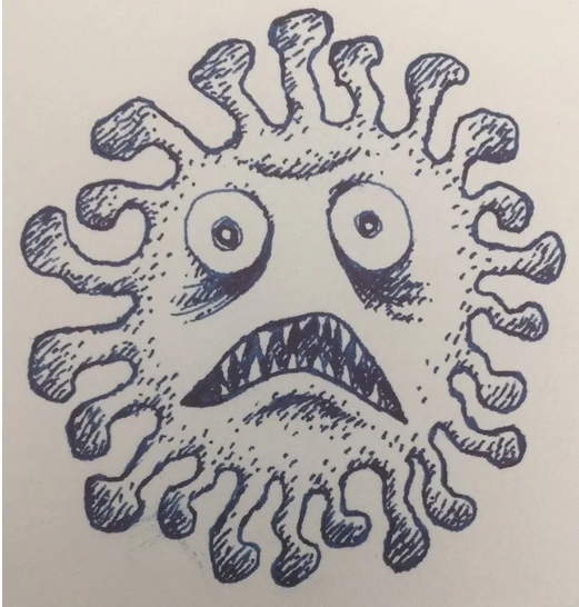 One Angeleno’s Coronavirus Pandemic Diary: Day 38 – Some of My Silly Cornonavirus Sketches