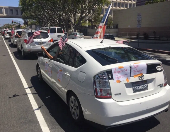 Operation Gridlock Protest Brings Around Sixty Drivers to Downtown L.A.