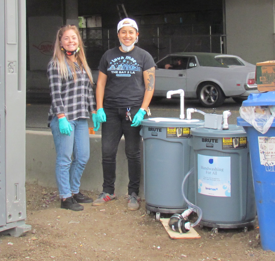 Creating Vitally Needed Hand-Washing Stations for Homeless Residents